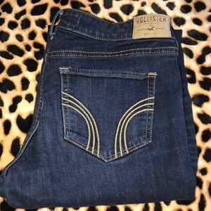 Hollister jeans dark blue size 9